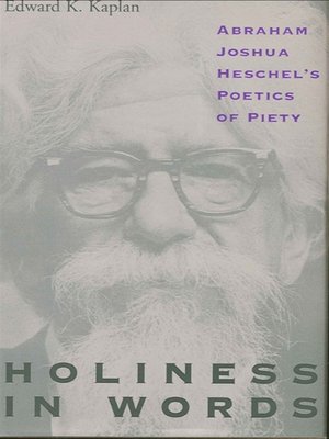 cover image of Holiness in Words